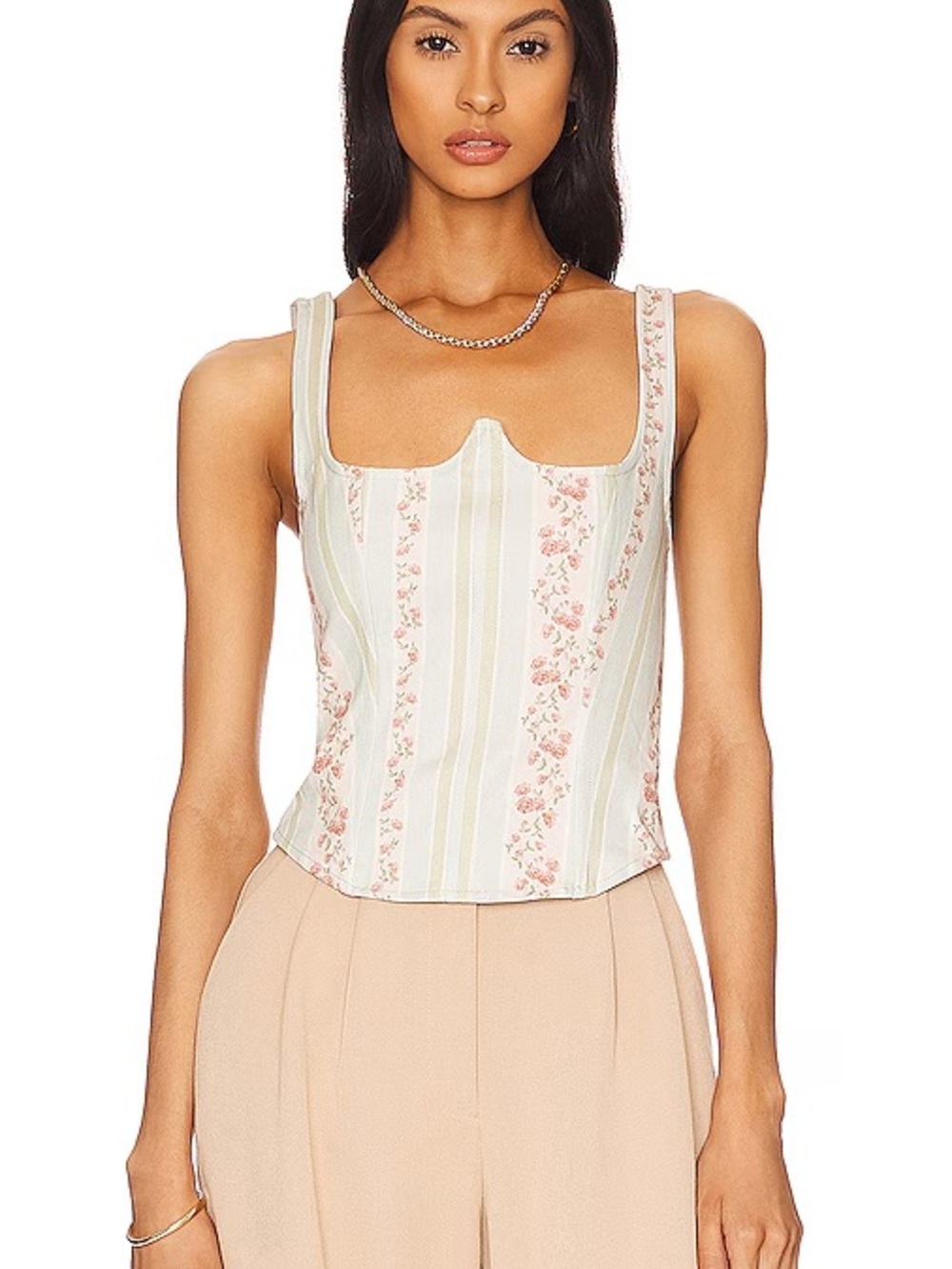 Floral corset